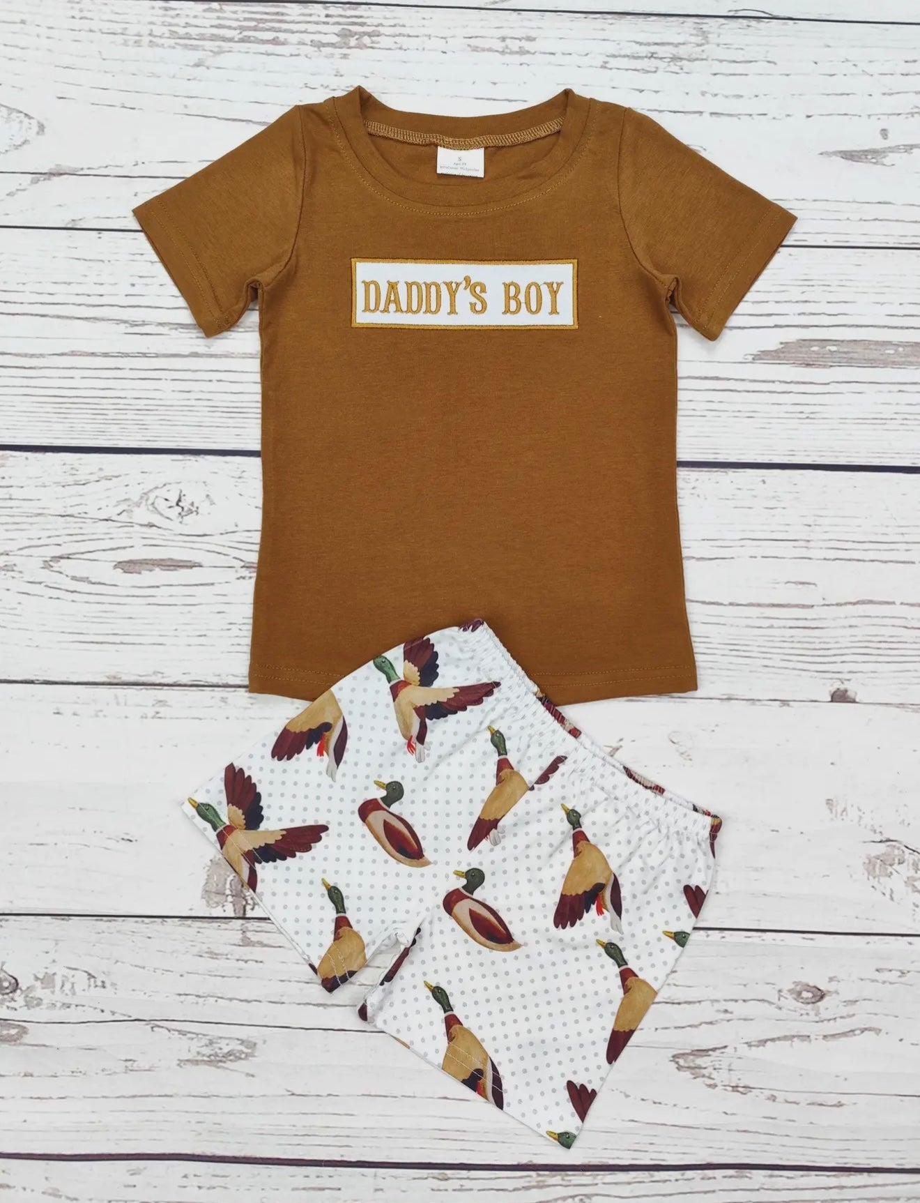 Daddys Boy Short Set