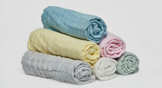 Muslin Burp Washcloth - 6pc