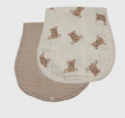 Bamboo Muslin Burp Cloth - 2pc